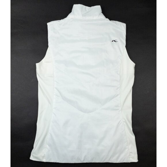 KJUS Radiation Vest Women's Small 36 White Full Zip Golf Puffer Lightweight - Picture 4 of 16